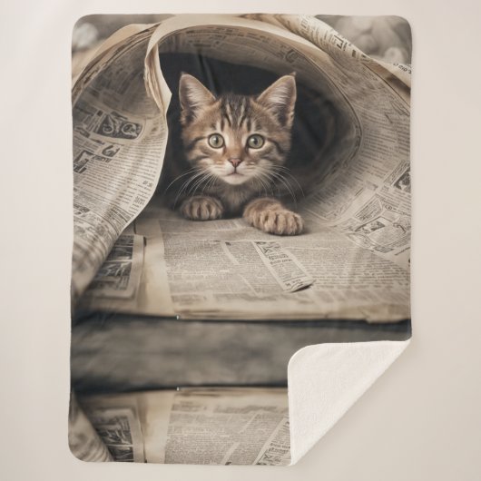 Cozy Soft Sherpa Blanket Sherpa Deken (Voorkant)