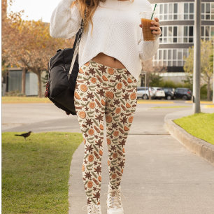 Cozy Spice Pattern – Herfst Vibes Leggings