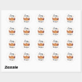 Cozy Spooky Season Ronde Sticker (Vel)