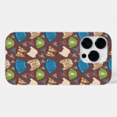 Cozy Sweaters & Ribbons Pattern Phone Case (Achterkant (horizontaal))