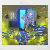 Cozy Universe Mysterie Likeurfles Etiket (Enkel label)