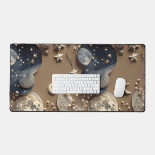 Cozy Warm Beige Celestial Moon (Clavier et souris)