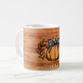 Cozy & Warm Fall Pumpkin Koffiemok (Voorkant links)