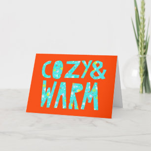 Cozy & Warm Feestdagen Kaart