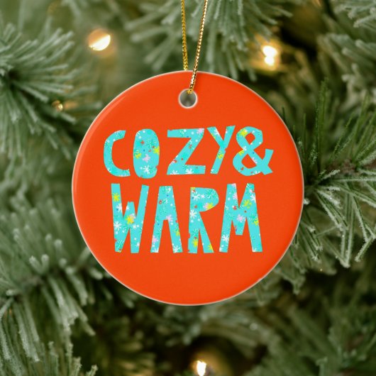 Cozy & Warm Keramisch Ornament (Boom)