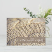Cozy Warm Winter Wishes Client Prettige feestdagen (Staand voorkant)