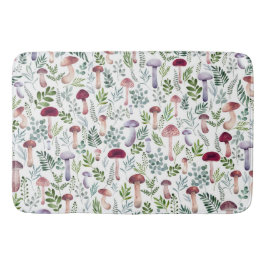 Cozy Waterverf Mushrooms Patroon Badmat