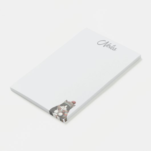 Cozy Winter Cat Notes (Schuin)