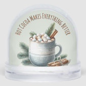 Cozy Winter Cocoa Marshmallow Scene (Arrière)