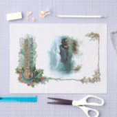 Cozy Winter Cottage en kerstgraten Tissuepapier (Craft)