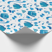 Cozy Winter Draag waterverf Cadeaupapier (Hoek)