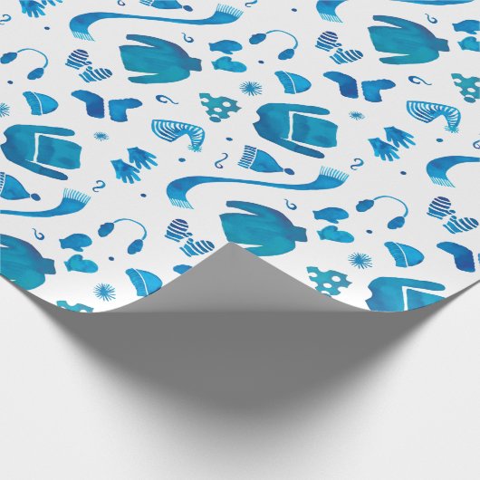 Cozy Winter Draag waterverf Cadeaupapier (Hoek)