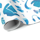 Cozy Winter Draag waterverf Cadeaupapier (Rol Hoek)