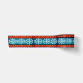 Cozy Winter Pattern Satin Ribbon Lint (Voorkant)