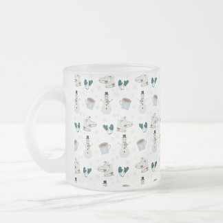 Cozy Winter Wonderland Frosty Mug Matglas Koffiemok