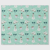 Cozy Winter Wonderland Wrapping Paper Cadeaupapier (Vlak)