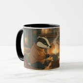 Cozy Woodland Campfire Animals Coffee Mug (Devant gauche)
