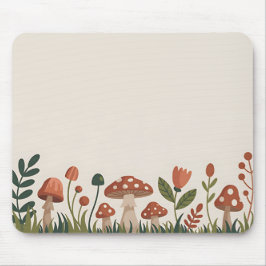 Cozy Woodland Mushrooms Muismat