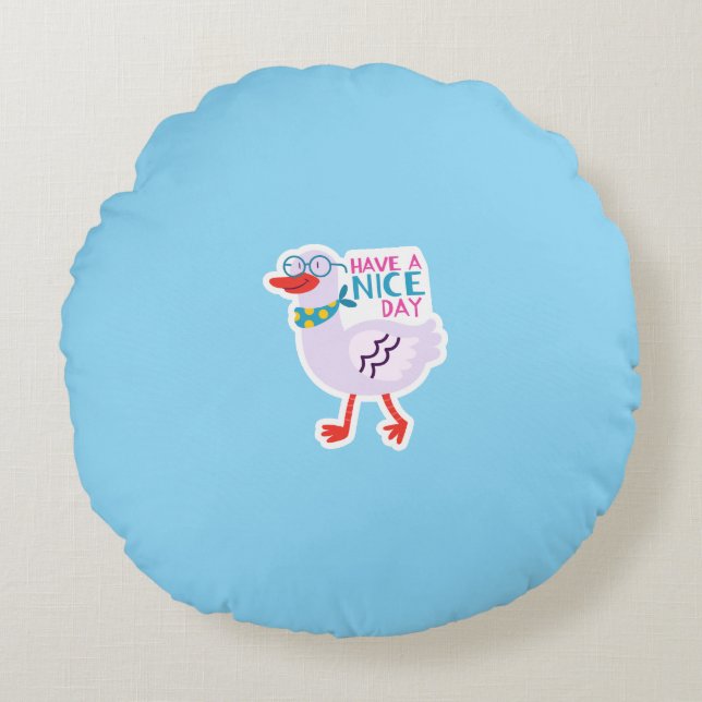 CozyRound™ pluche kussen (Voorkant)