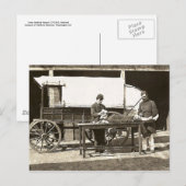 cp1563 Army Medical Wagon Briefkaart (Voorkant / Achterkant)
