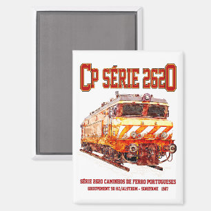 CP Serie 2620 elektrische locomotief. Nez-Casse Lo Magneet