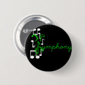 CP Symphony Badge Ronde Button 5,7 Cm (Voorkant /achterkant)
