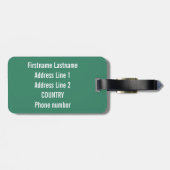 CPA aangepast bagagelabel (Achterkant horizontaal)