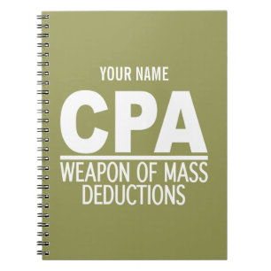 CPA aangepast notitieboek kleur