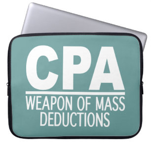 CPA aangepaste laptophoes Laptop Sleeve