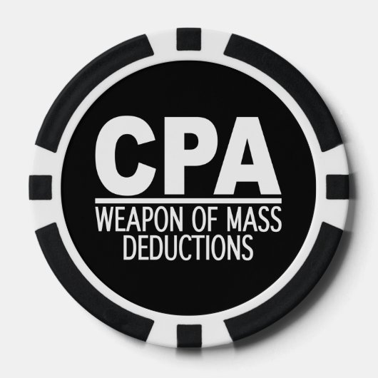 CPA aangepaste poker chips (Voorkant)
