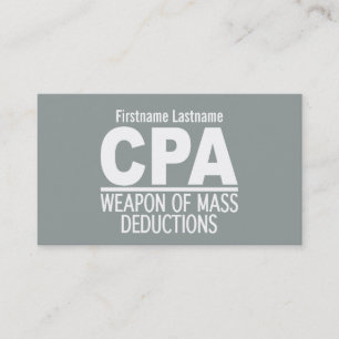 CPA aangepaste visitekaartjes