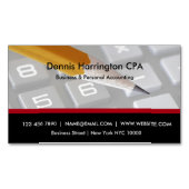 CPA Accountant Modern Design Magnetisch Visitekaartje (Voorkant)