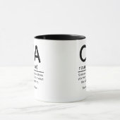 CPA-definitie gepersonaliseerde gift, Mok (Midden)