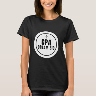 CPA Dream Big T-shirt met eigen naam | Gepersonali
