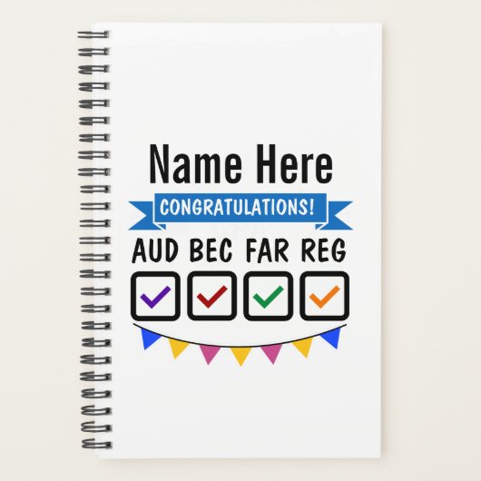 CPA Examens Gift Certified Public Accountant-licen Planner (Voorkant)