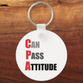 CPA: Kan de Attitude passeren Sleutelhanger (Voorkant)