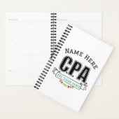 CPA Planner Accountant Cadeau personnalisé (Devant avec enveloppe)
