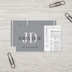 CPA Tax Preparer Accountant 1040; Kies uw kleur Visitekaartje