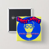 "CPAPS with CHARISMA!" Vierkante Button 5,1 Cm (Voorkant /achterkant)