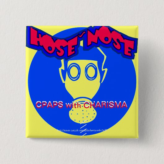 "CPAPS with CHARISMA!" Vierkante Button 5,1 Cm (Voorkant)