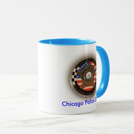 CPD Challenge Coin Mok (Voorkant rechts)