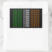 CPF Stencil Flag logo Rechthoekige Sticker (Tas)