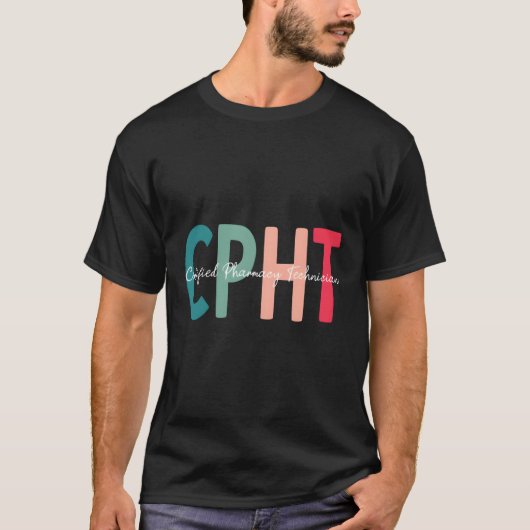 CPHT-gecertificeerde apotheektechnicus T-shirt (Voorkant)