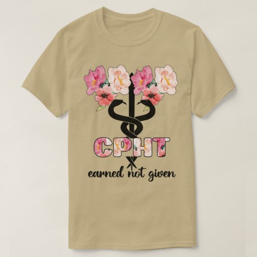 CPhT Tech Certified Pharmacy Technicia Gifts 1 T-shirt (Design voorkant)