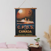 CPOS naar Canada Verenigde Staten Hangend Wandkleed (Slaapkamer)