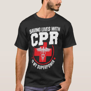 CPR Ademhalingsbarrière Pocket Mask CPR Manikin CP T-shirt