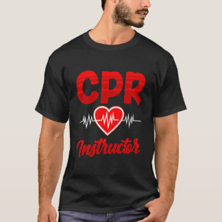 Cpr Instructeur Cursus Coach Zorg Noodsituatie Eer T-shirt