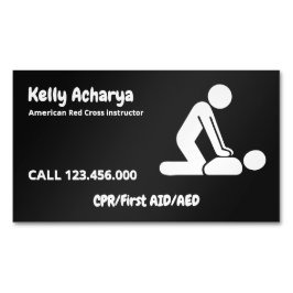 🚑 CPR Instructeur Eerste Hulp Magnetisch Visitekaartje