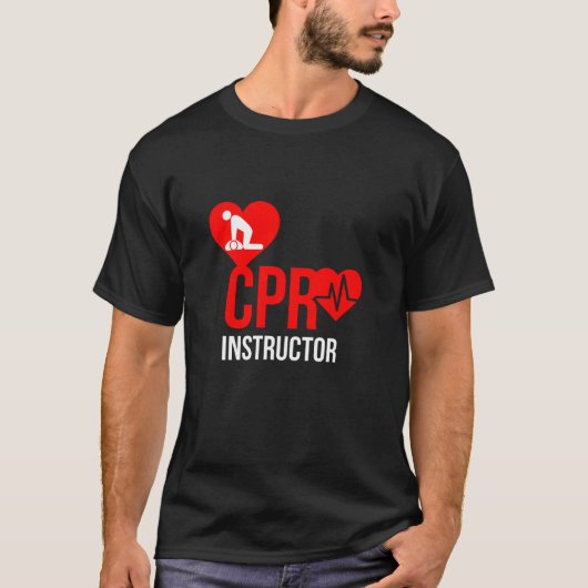 Cpr-instructies T-shirt (Voorkant)
