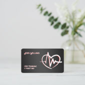 CPR Instructor Custom QR Visitekaartje (Staand voorkant)